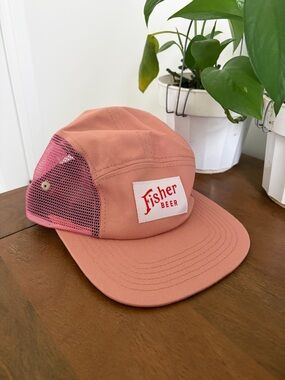 Women's Pink Mesh 5 Panel Hat